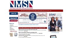 Desktop Screenshot of nationalmilitaryspousenetwork.org